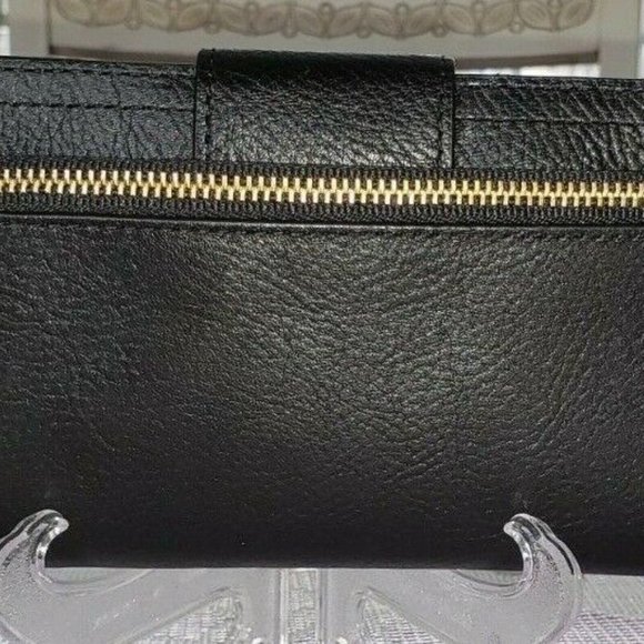 Fossil Clara Bucket Satchel Crossbody Handbag w/Logan RFID Wallet, EUC - Picture 10 of 11